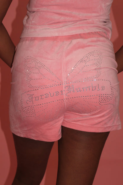 pink Demure Two-Piece Outfit Set