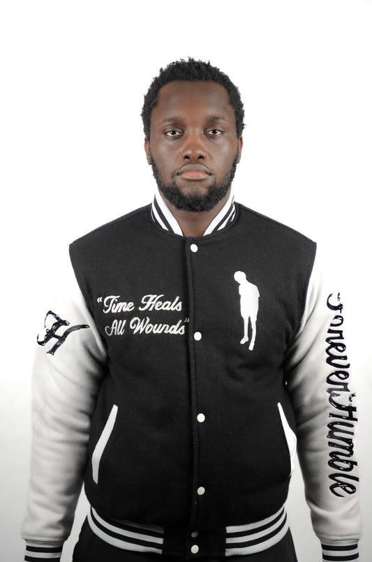 Pre-Order "Time Heals All Wounds" Varsity Jacket