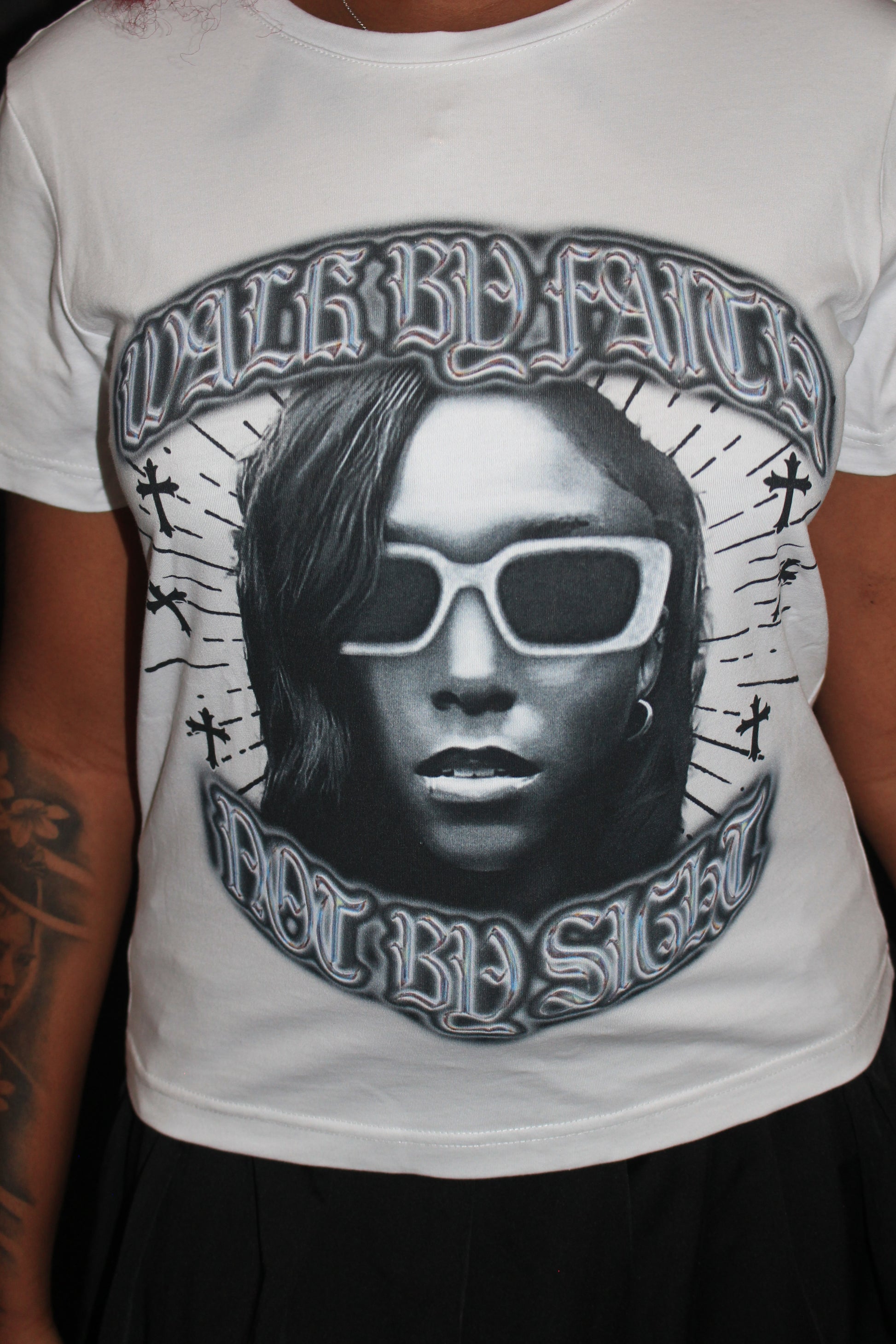 Walk By Faith Christian Graphic Tee